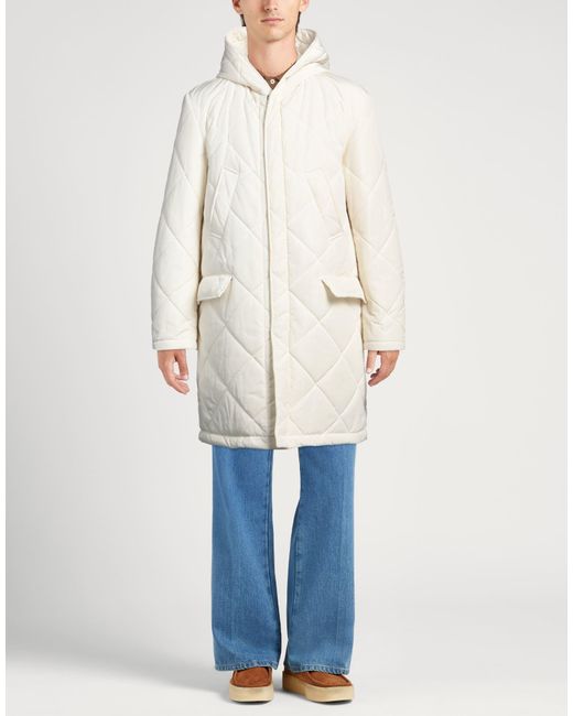 Daniele Alessandrini White Puffer Polyester for men