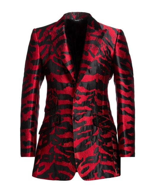 Dolce & Gabbana Red Blazer for men