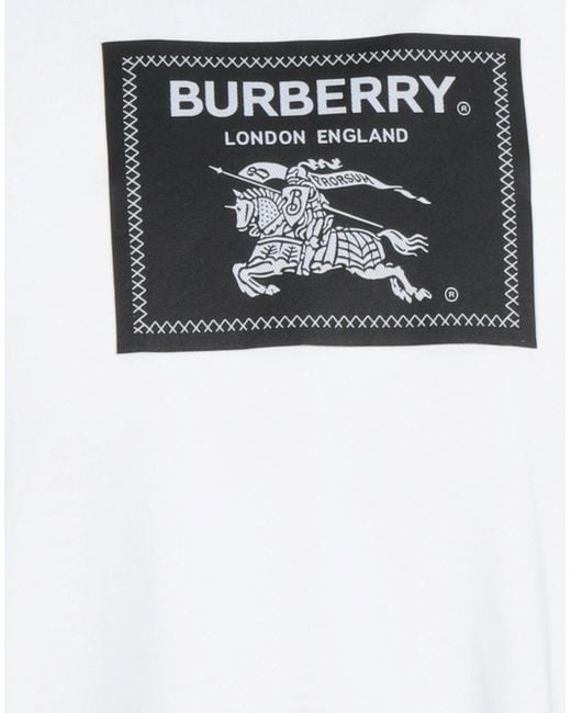 Camiseta EKD con aplique Burberry de hombre de color White