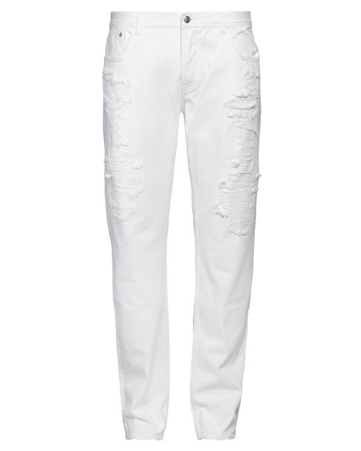 Iceberg White Jeans Cotton for men