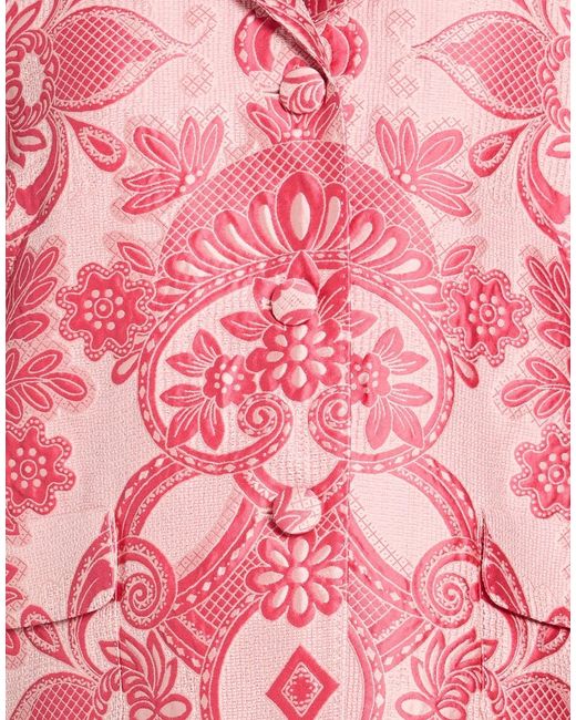 Etro Pink Blazer Polyester, Silk, Polyamide