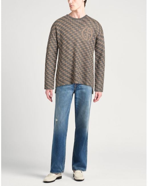 Pullover Giorgio Armani pour homme en coloris Gray