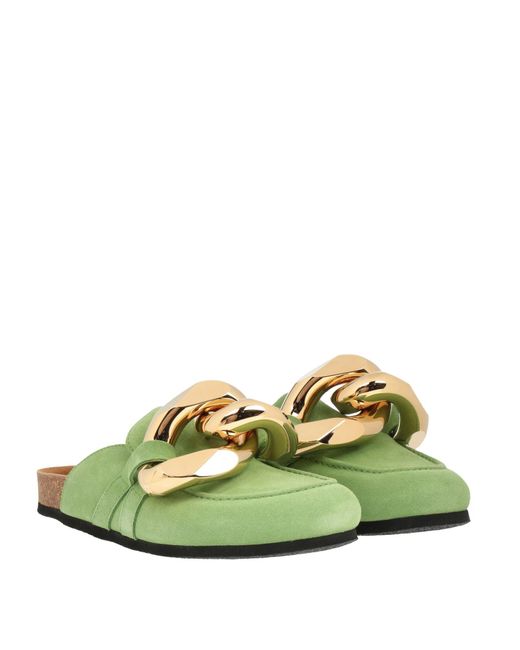 J.W. Anderson Green Mules & Clogs