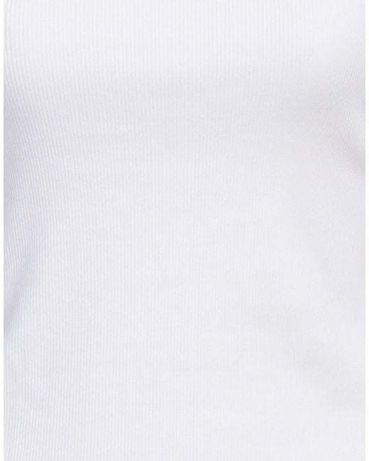 Blumarine White Top Cotton, Elastane