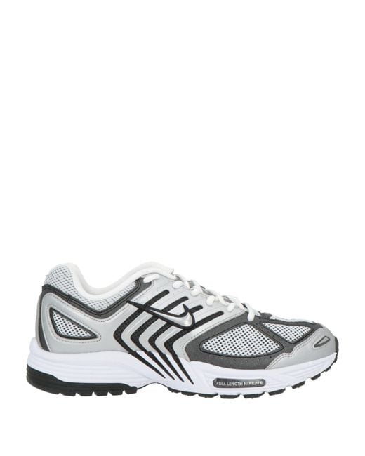 Nike White Sneakers Textile Fibers, Synthetic Material for men