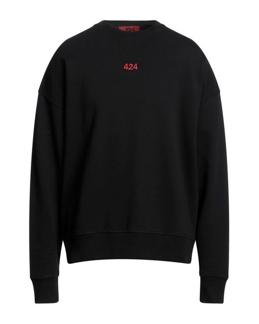 424 Sweatshirt in Black for Men | Lyst UK