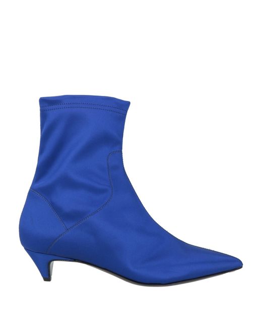 Strategia Bright Ankle Boots Textile Fibers in Blue | Lyst