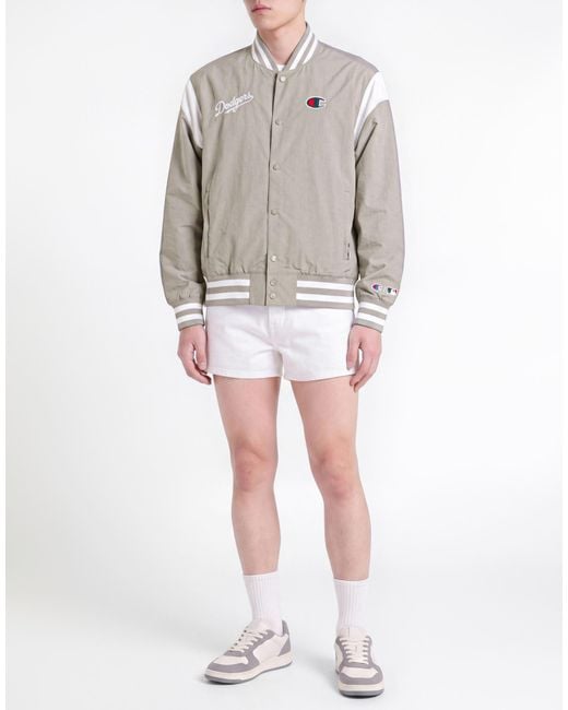 Champion Gray Light Jacket Polyamide for men