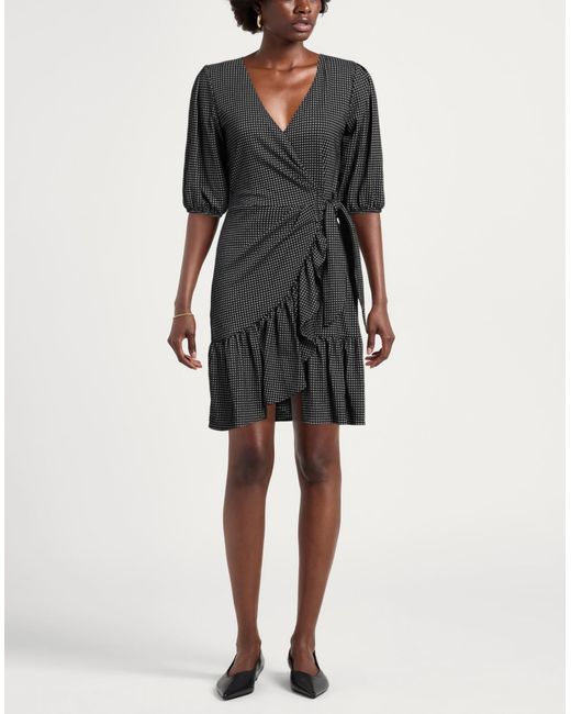 Guess Black Mini Dress Cotton, Polyester