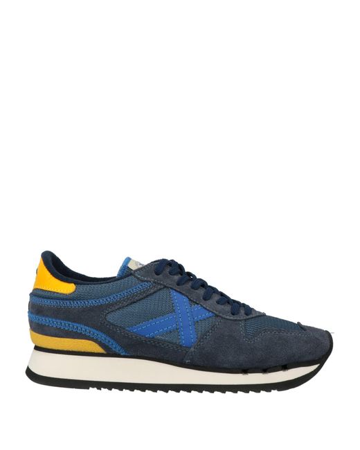 Munich Blue Sneakers Leather for men