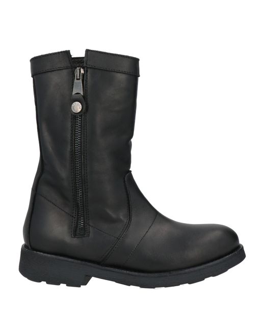 Bikkembergs Black Ankle Boots Calfskin