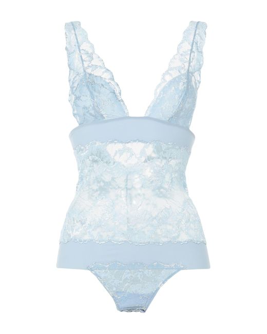 La Perla Synthetic Lingerie Bodysuit in Sky Blue (Blue) | Lyst