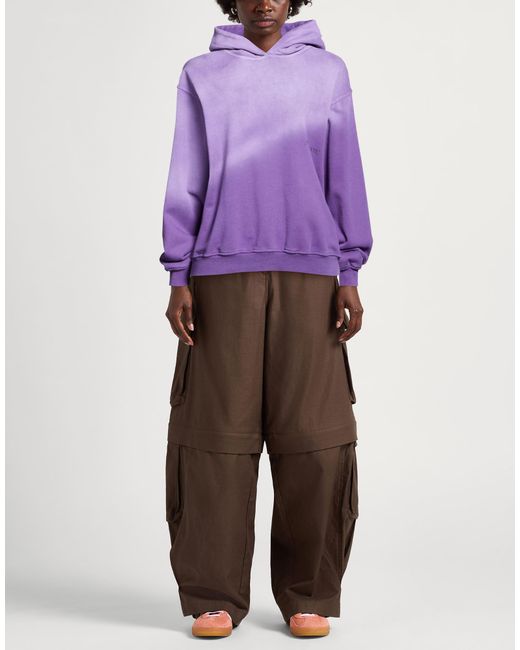 hinnominate Purple Sweatshirt Cotton, Elastane