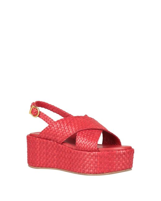 Albano Red Sandals