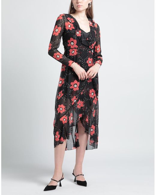 RED Valentino Black Midi Dress