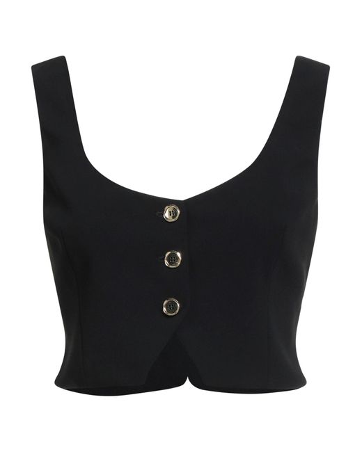 Pinko Black Tailored Vests