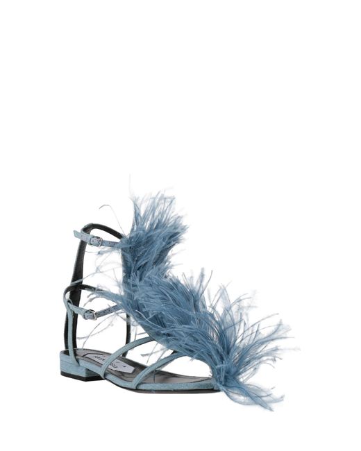 AREA X SERGIO ROSSI Blue Sandals