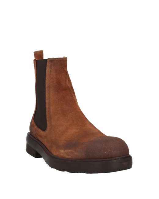 O.x.s. Brown Ankle Boots for men