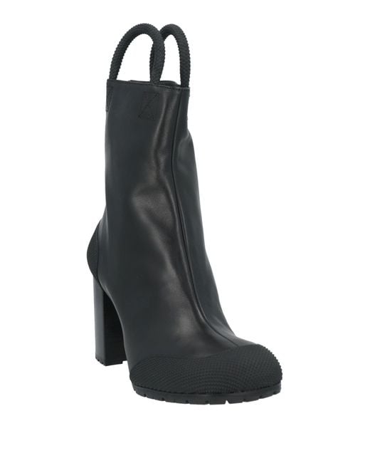 Random Identities Black Ankle Boots for men