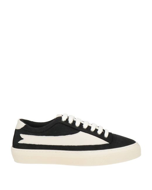 ROUGH Black Sneakers Leather for men