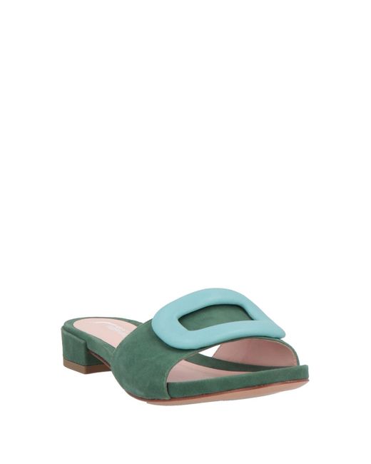 Norma J. Baker Green Sandals