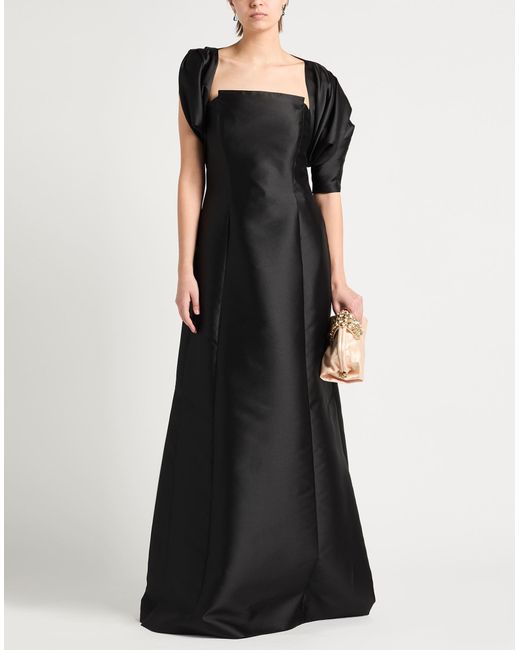 Alberta Ferretti Black Co-Ord Polyester, Silk