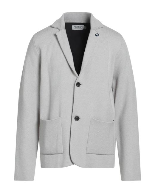 Fred Mello Gray Blazers for men