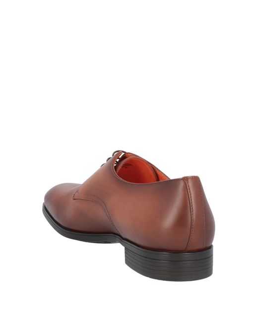 Zapatos de cordones Santoni de hombre de color Brown