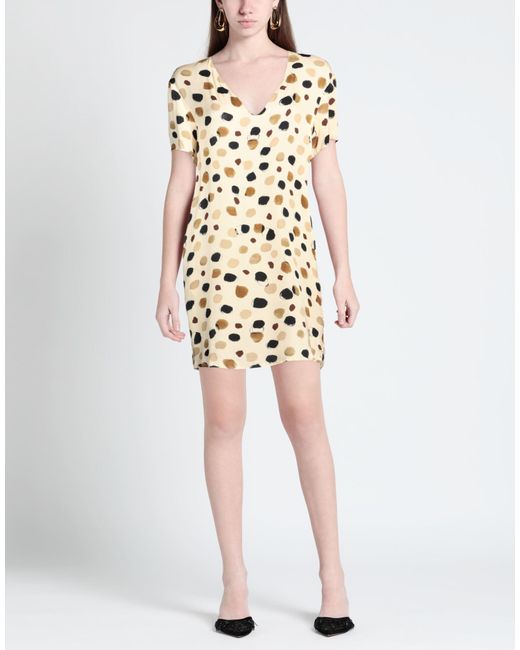 Manila Grace White Light Mini Dress Viscose