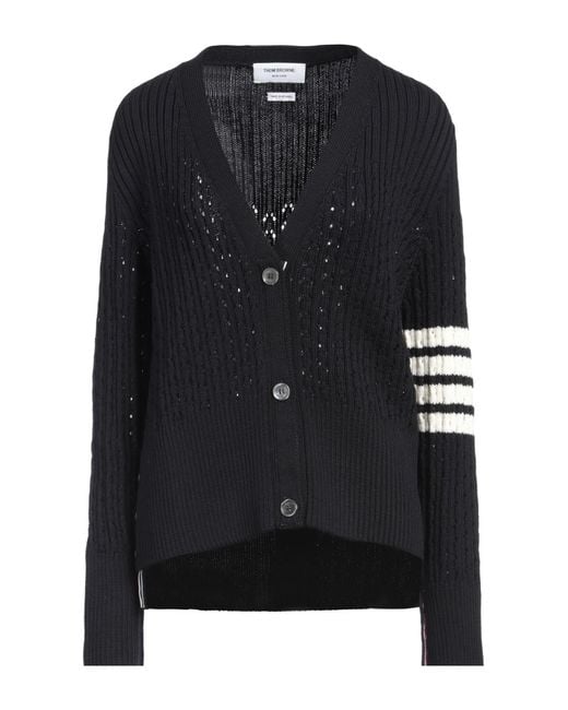 Thom Browne Black Strickjacke