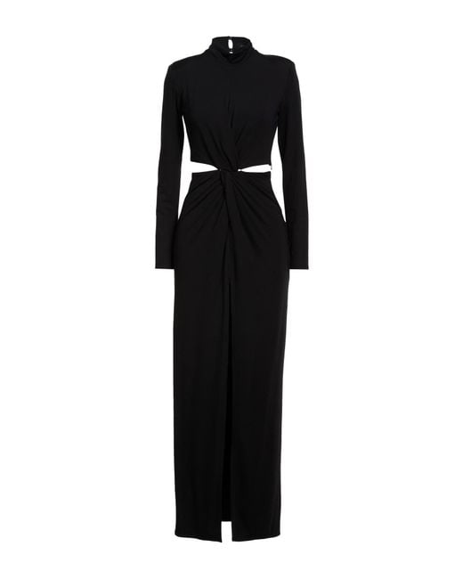 ACTUALEE Black Maxi Dress