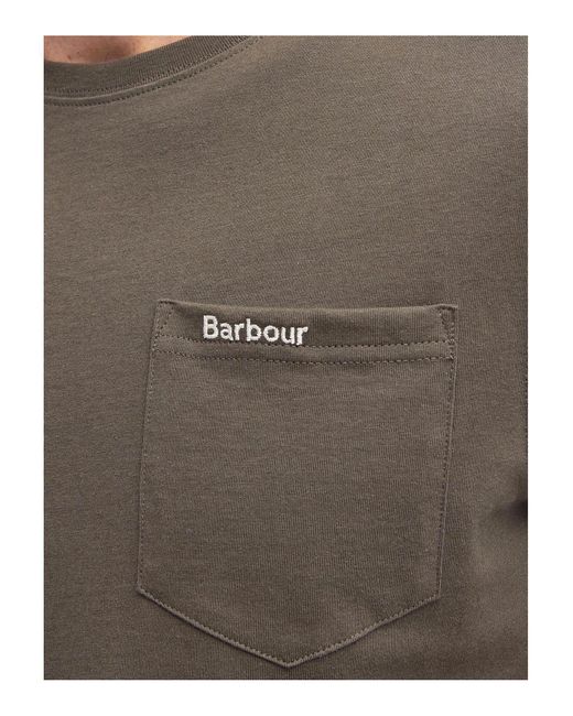 Barbour T-shirts in Gray für Herren