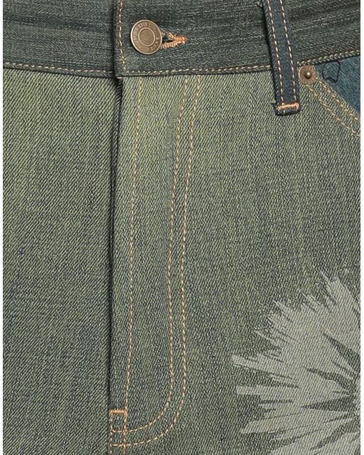 MARINE SERRE Green Jeans for men