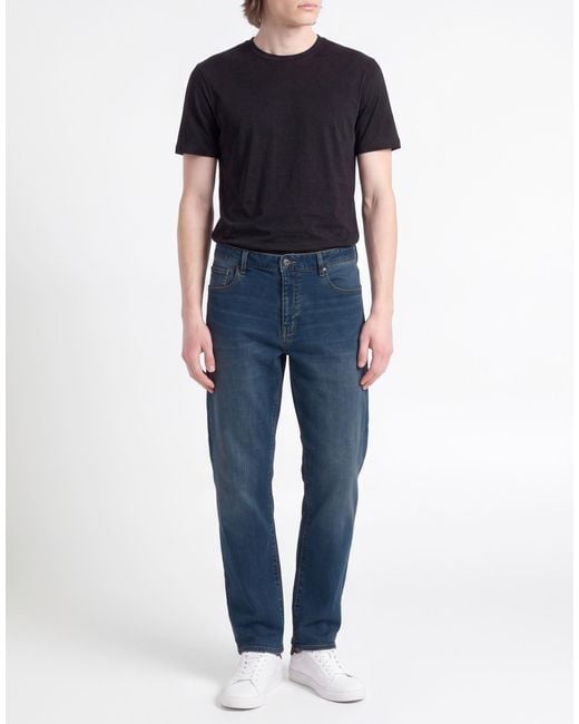 ARMANI EXCHANGE Blue Jeans Cotton, Elastane for men