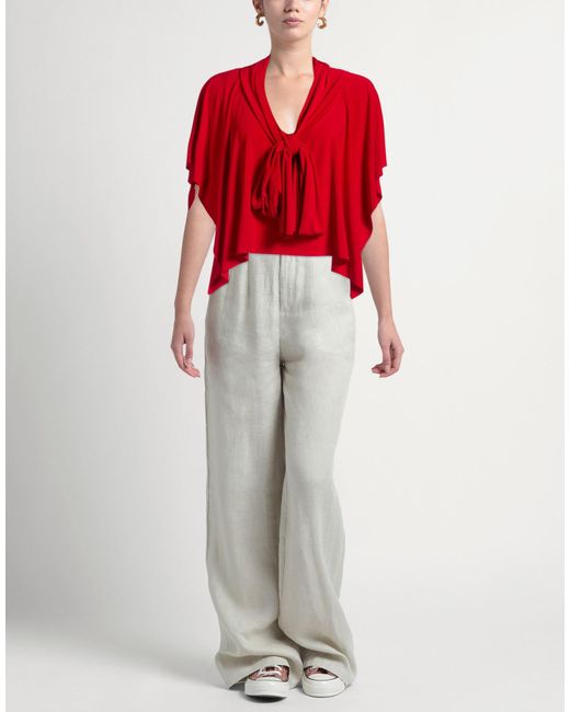 Norma Kamali Red Top