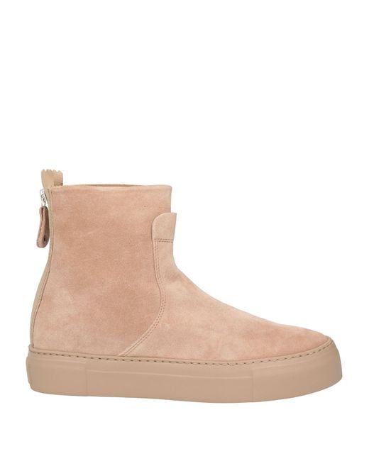 Agl Attilio Giusti Leombruni Natural Blush Ankle Boots Leather