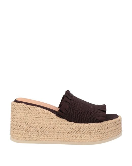 Ganni Brown Espadrilles