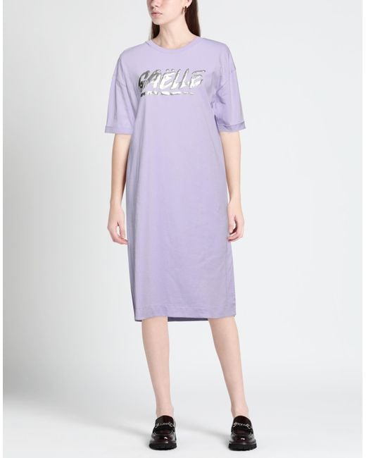 Gaelle Paris Purple Midi Dress