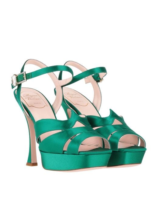 Roger Vivier Green Sandals