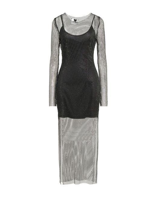 No Secrets Gray Maxi-Kleid