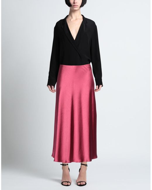 Caractere Pink Midi Skirt