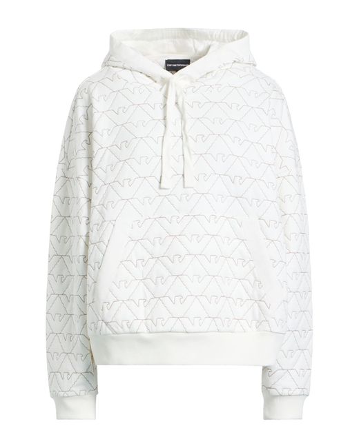 Emporio Armani White Sweatshirt
