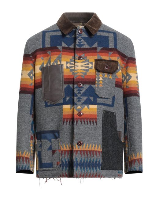 Junya Watanabe Blue Coat Wool, Cotton for men