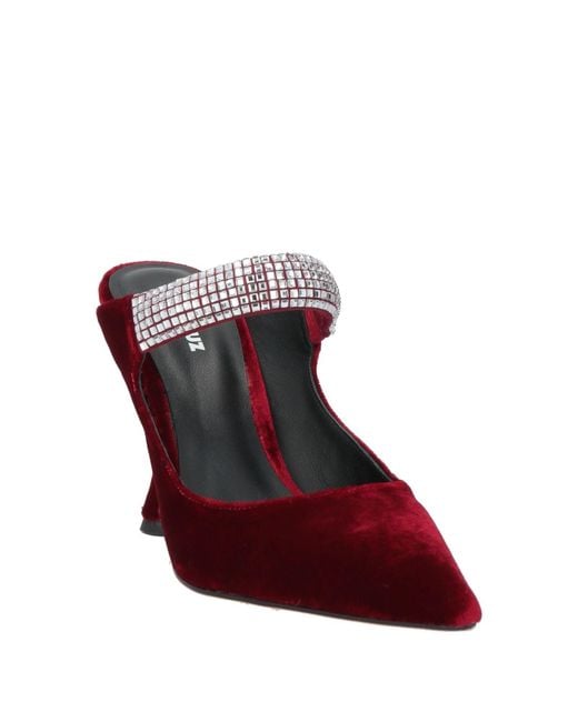 Lola Cruz Red Mules & Clogs