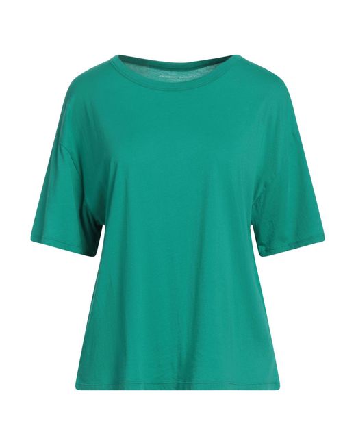 Majestic Filatures Green Emerald T-Shirt Organic Cotton