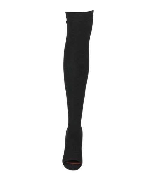 Givenchy Black Boot Textile Fibers