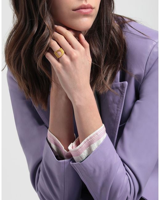 Chloé Metallic Ring Brass