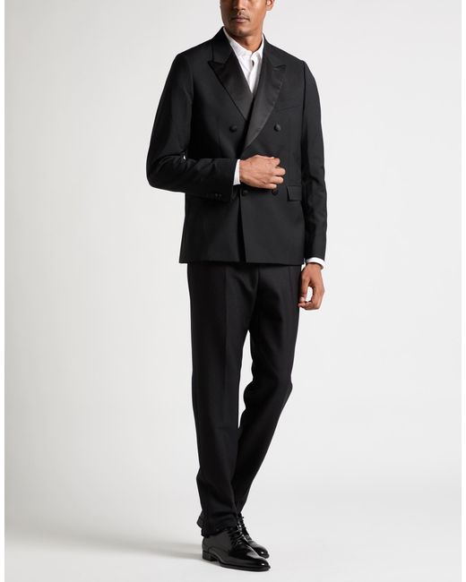 Paul Smith Black Blazer Wool, Mohair Wool for men