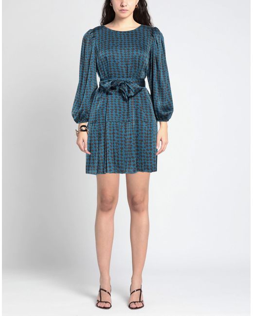 Anonyme Designers Blue Mini-Kleid