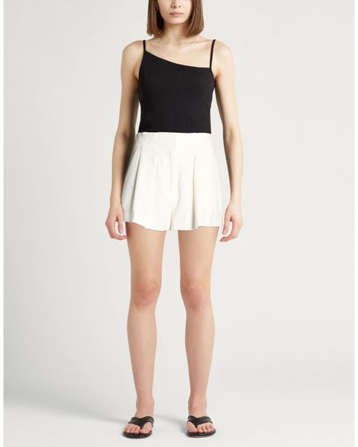 Emporio Armani White Shorts & Bermuda Shorts